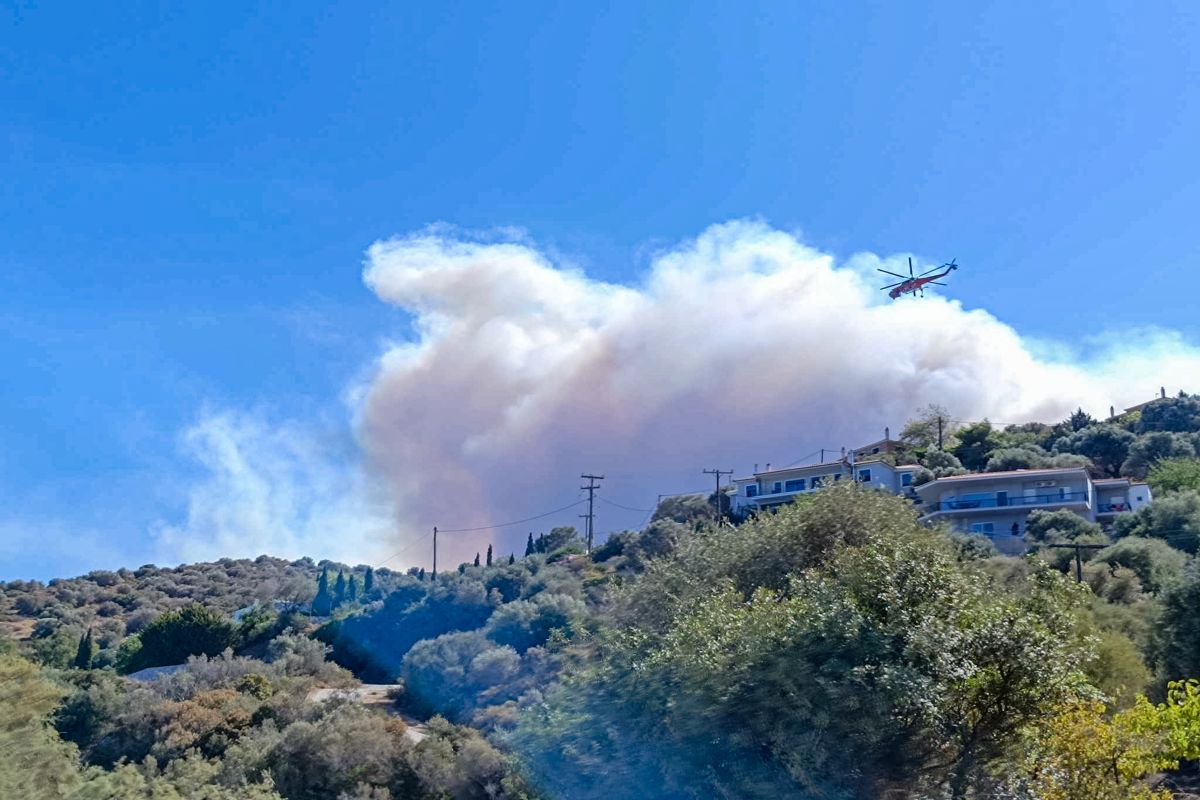 Κίνδυνος Πυρκαγιών σε Υψηλά Επίπεδα σε Πολλές Περιοχές της Ελλάδας